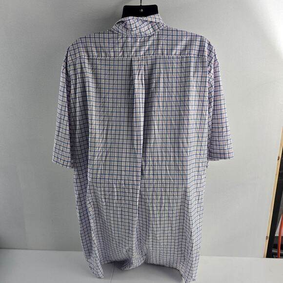 Polo Ralph Lauren short sleeve button down shirt 3LT mens performance pink blue - Picture 3 of 8